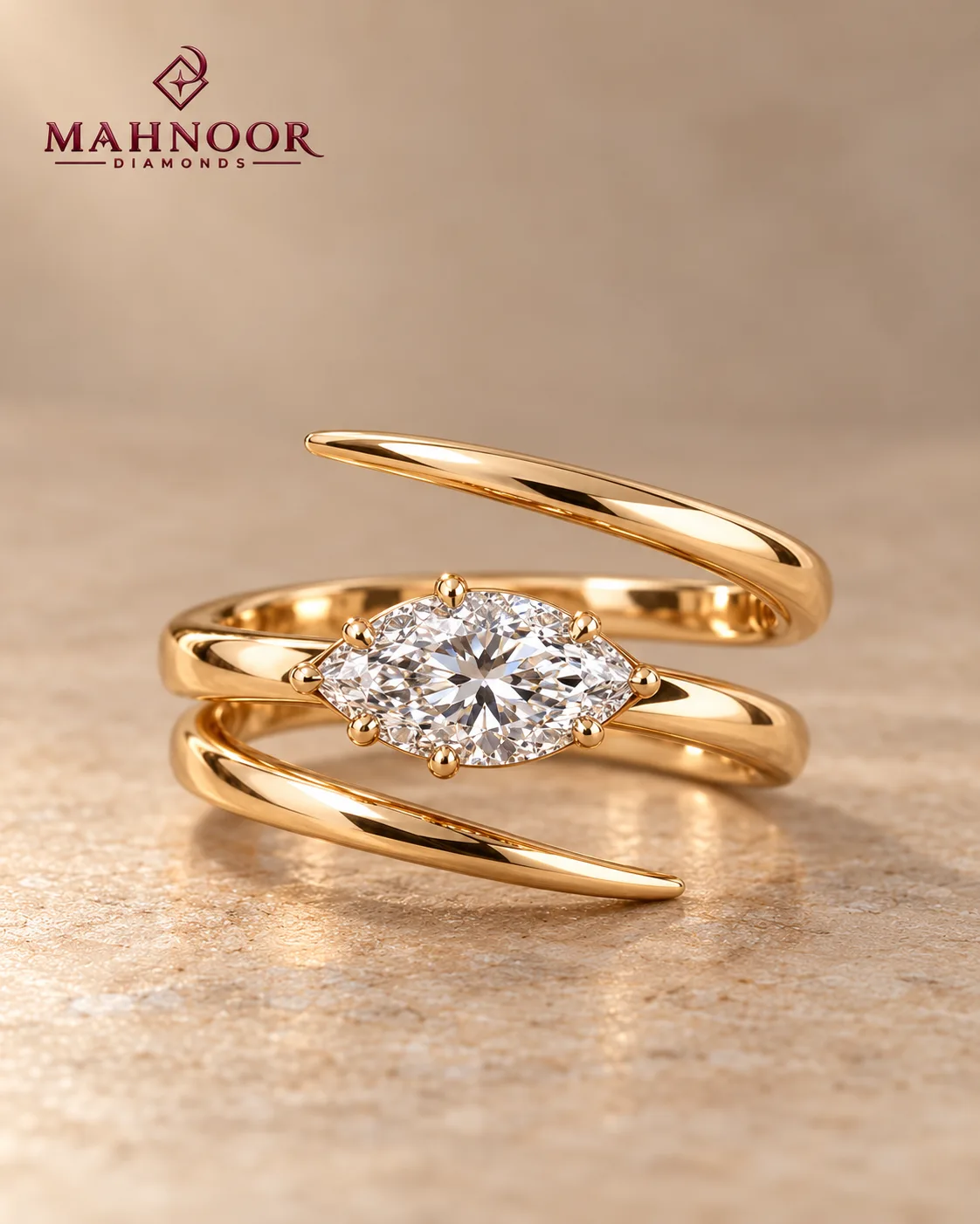 Marquise Spiral, view 1